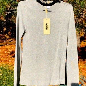 KRIZIA Silver Top Medium